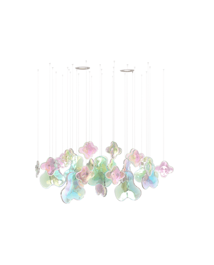 Galaxy Iris Iridescent Blossom Chandelier - Zelno Lighting