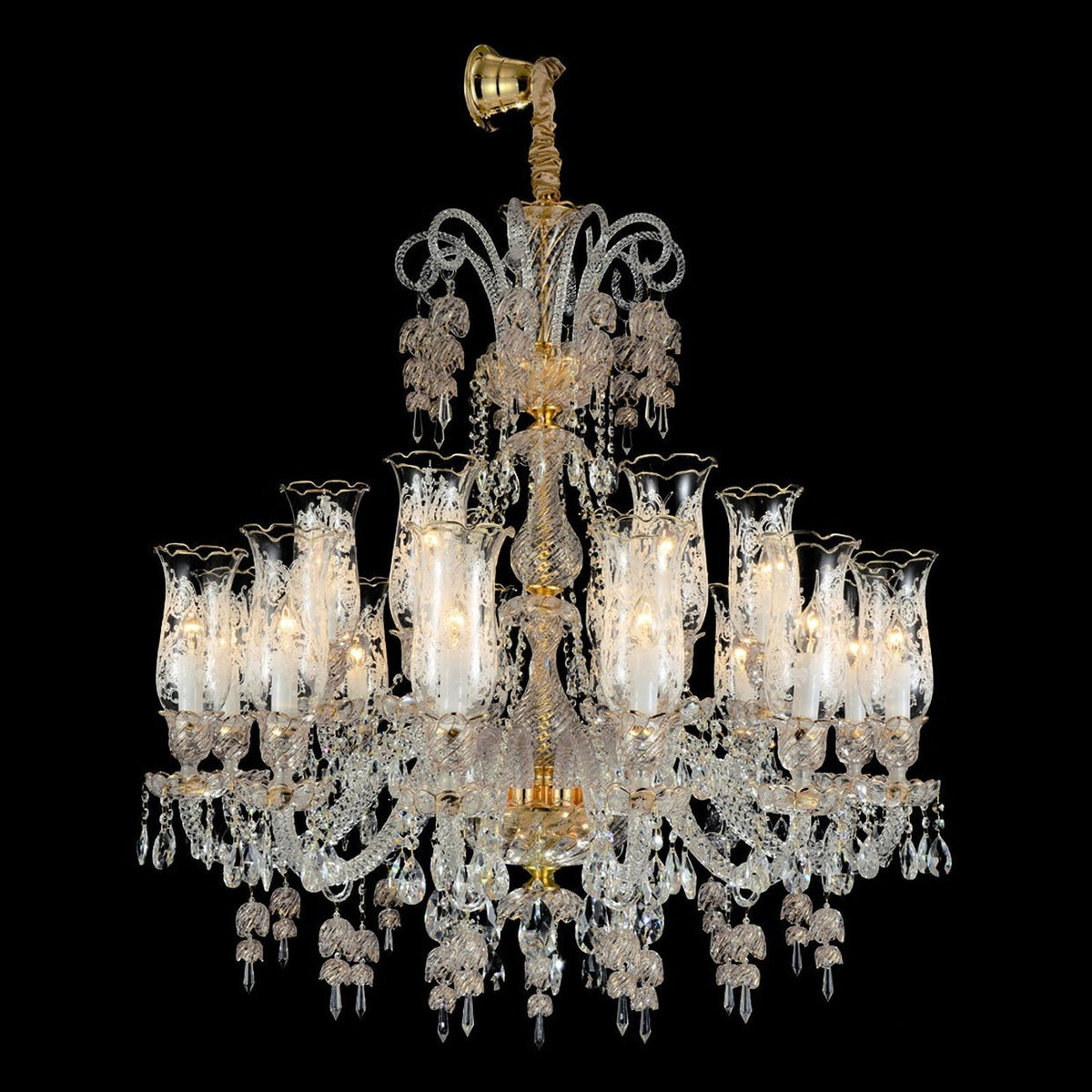 Garnier 18 Light Chandelier - Zelno Lighting