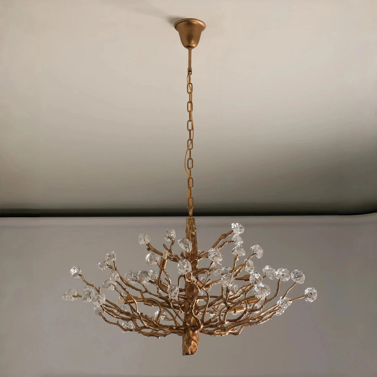 Gemstone Branch Chandelier with Artistic Design for Bedroom or Living Room - Zelno Lighting