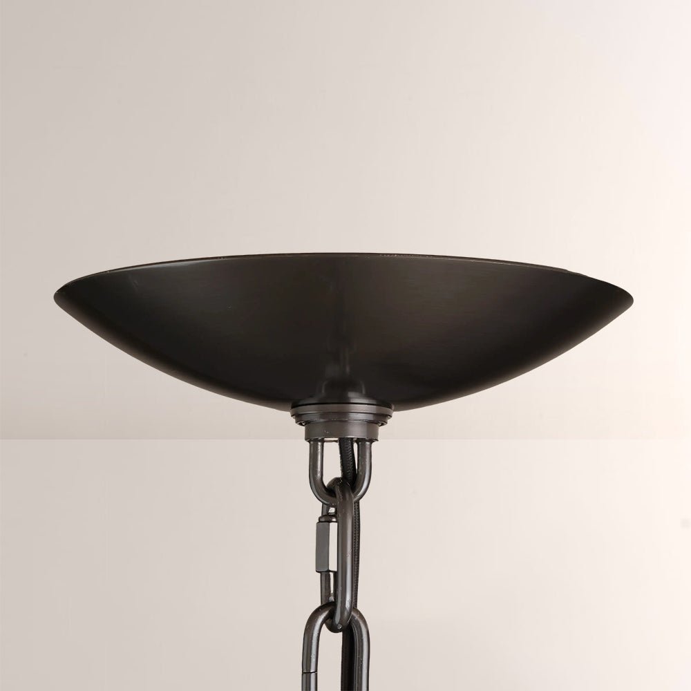 Ghiaccia Glass Round Chandelier - Zelno Lighting