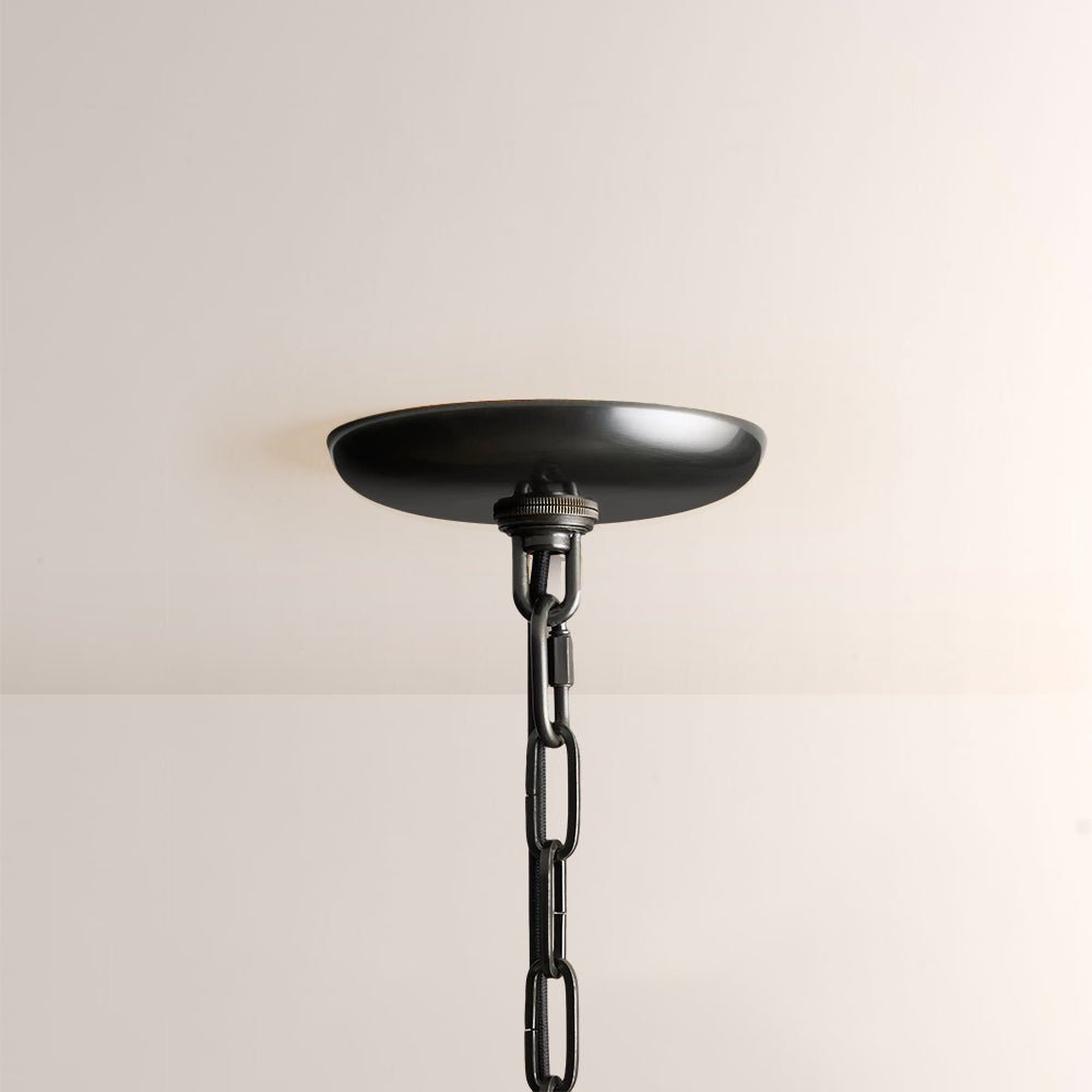 Ghiaccia Glass Round Chandelier - Zelno Lighting