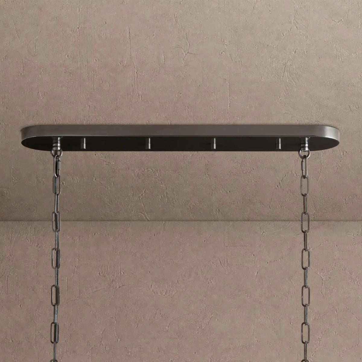 Ghiaccio Glass Oval Chandelier 54''65'' - Zelno Lighting