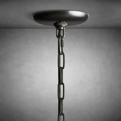 Ghiaccio Round Glass Chandelier - zelnolighting