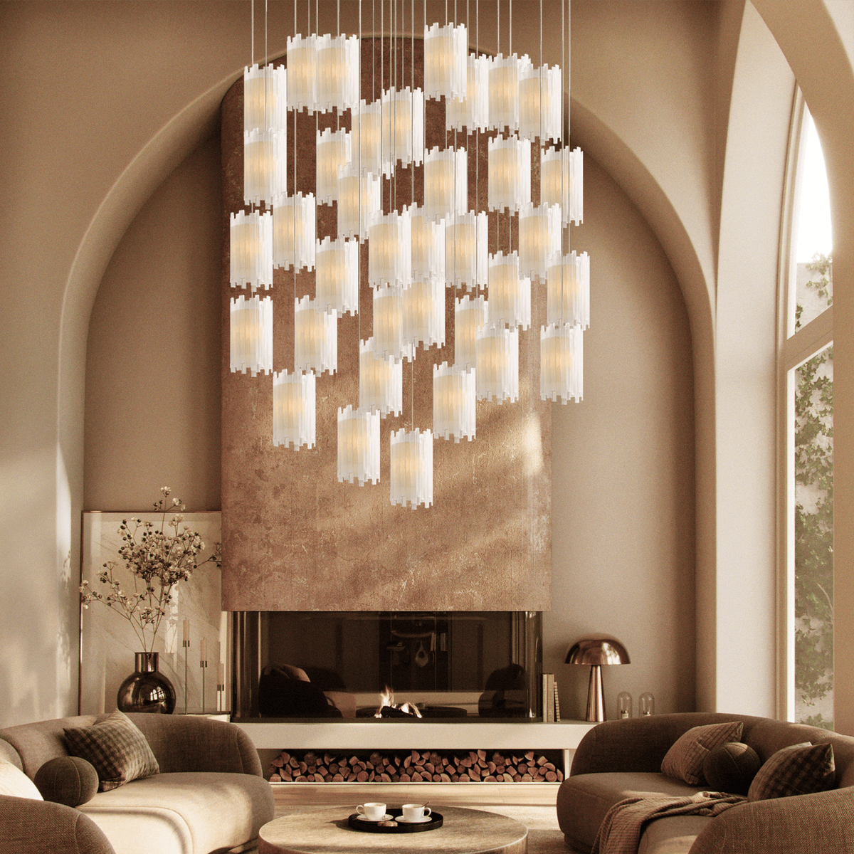 Gianna Round Chandelier 15/36 Light - Zelno