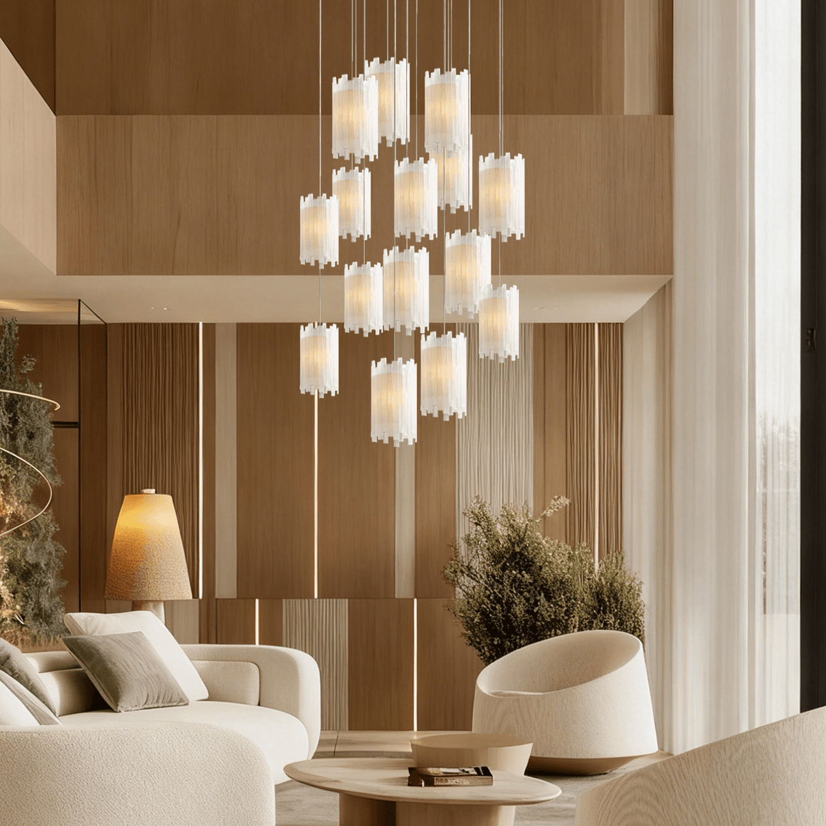 Gianna Round Chandelier 15/36 Light - Zelno