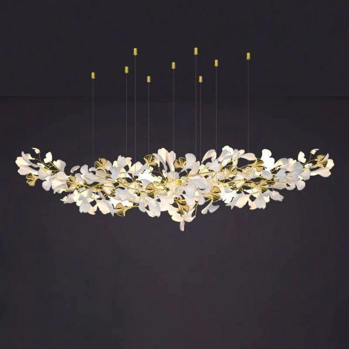 Ginkgo A Branch Chandelier - Zelno Lighting