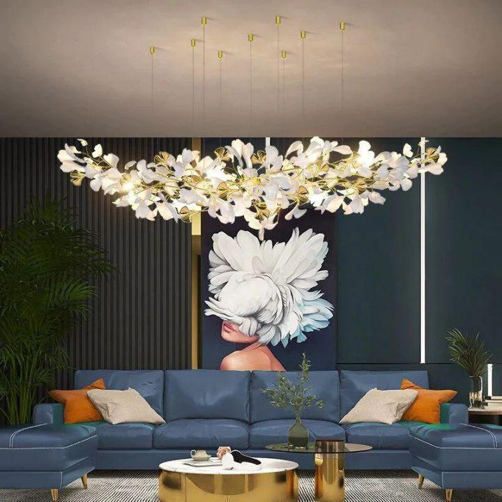 Ginkgo A Branch Chandelier - Zelno Lighting