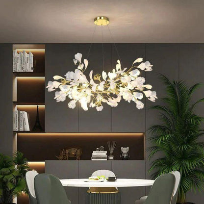 Ginkgo Branch Chandelier - Zelno Lighting
