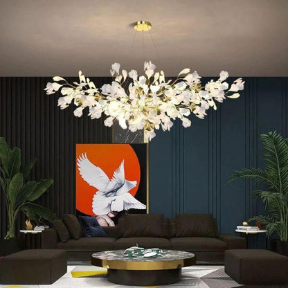 Ginkgo Branch Chandelier - Zelno Lighting