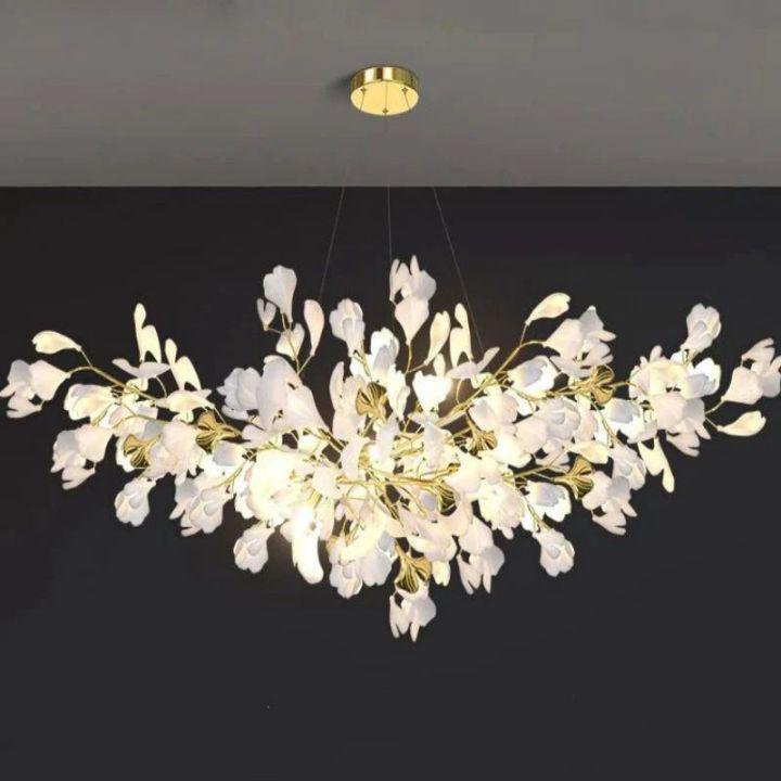 Ginkgo Branch Chandelier - Zelno Lighting