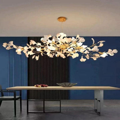 Ginkgo C Branch Chandelier - Zelno Lighting