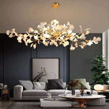Ginkgo C Branch Chandelier - Zelno Lighting