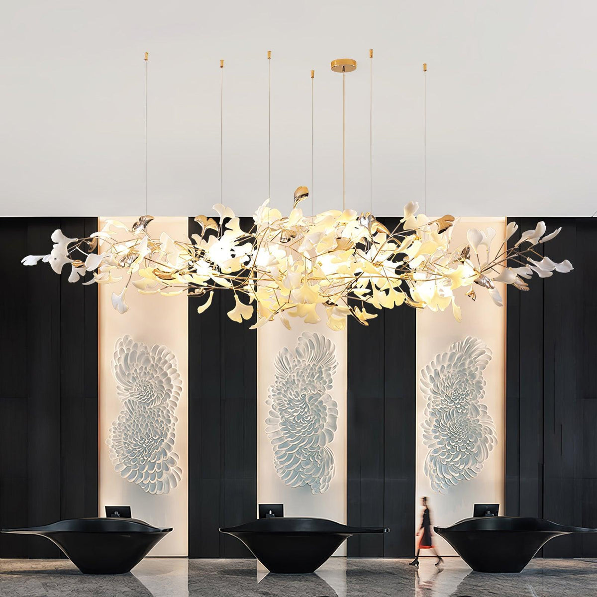 Ginkgo Cloud Chandelier - Zelno Lighting