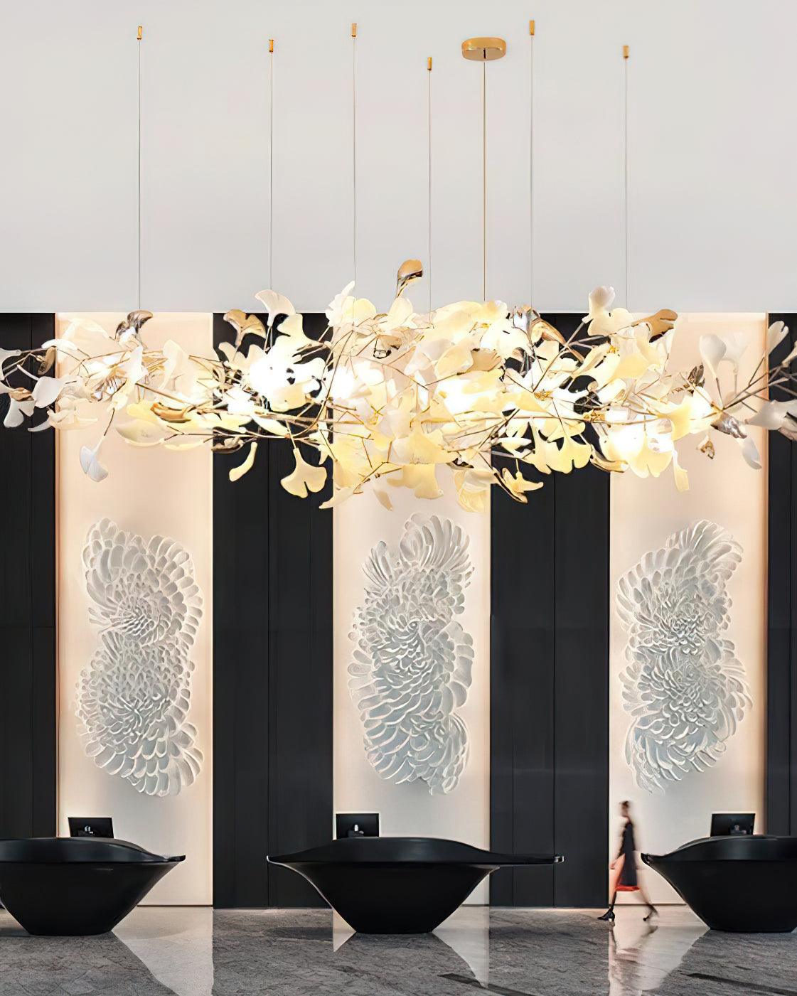 Ginkgo Cloud Chandelier - Zelno Lighting