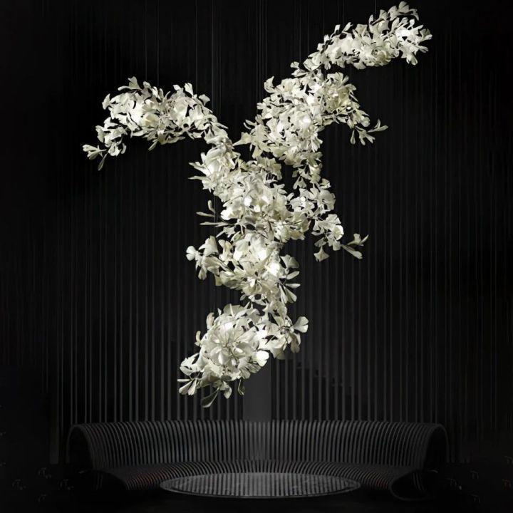 Ginkgo Combination Chandelier - Zelno Lighting