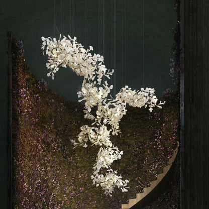 Ginkgo Combination Chandelier - Zelno Lighting
