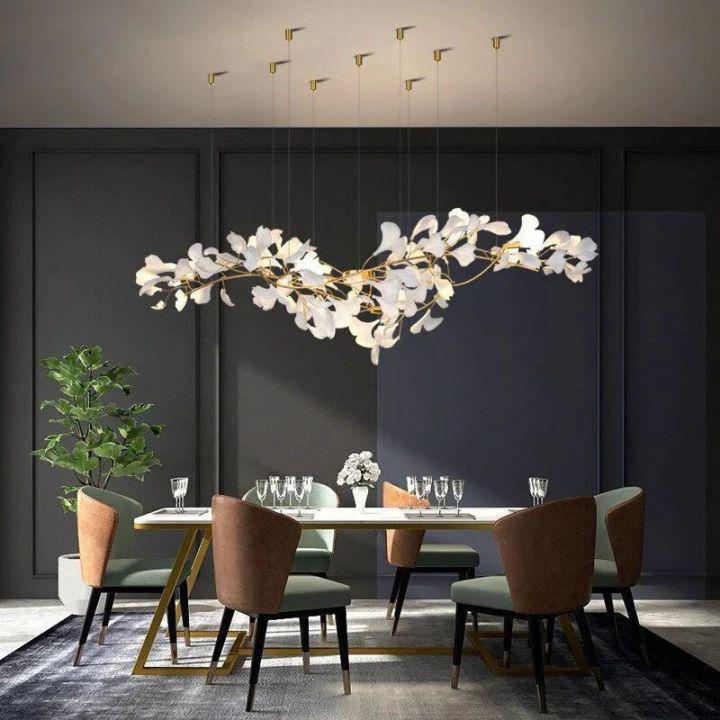 Ginkgo D Branch Chandelier - Zelno Lighting