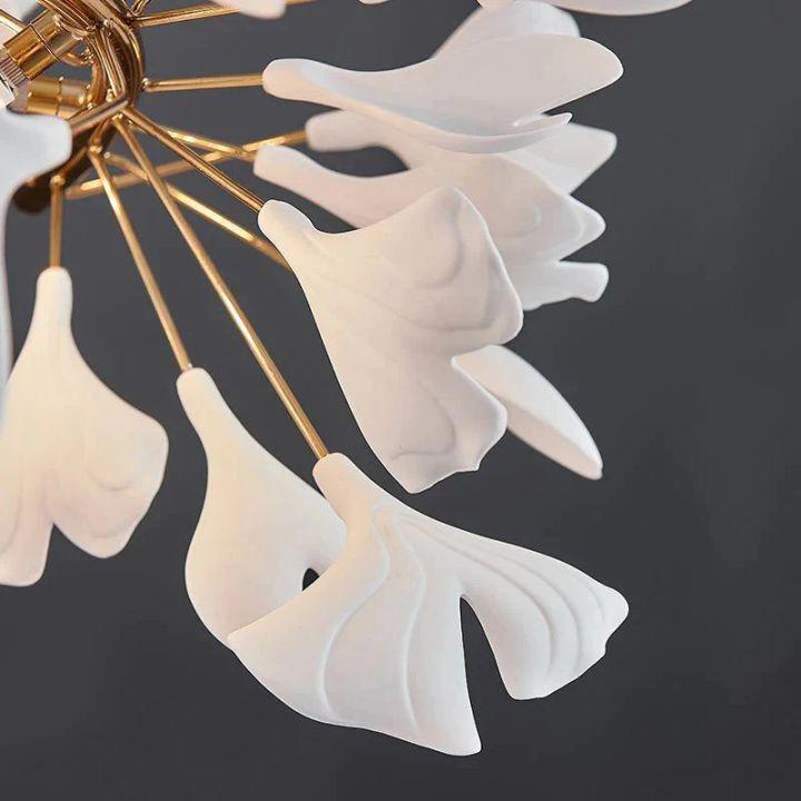 Ginkgo E Branch Chandelier - Zelno Lighting