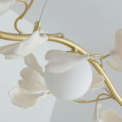 Ginkgo Glass Chandelier - Zelno Lighting