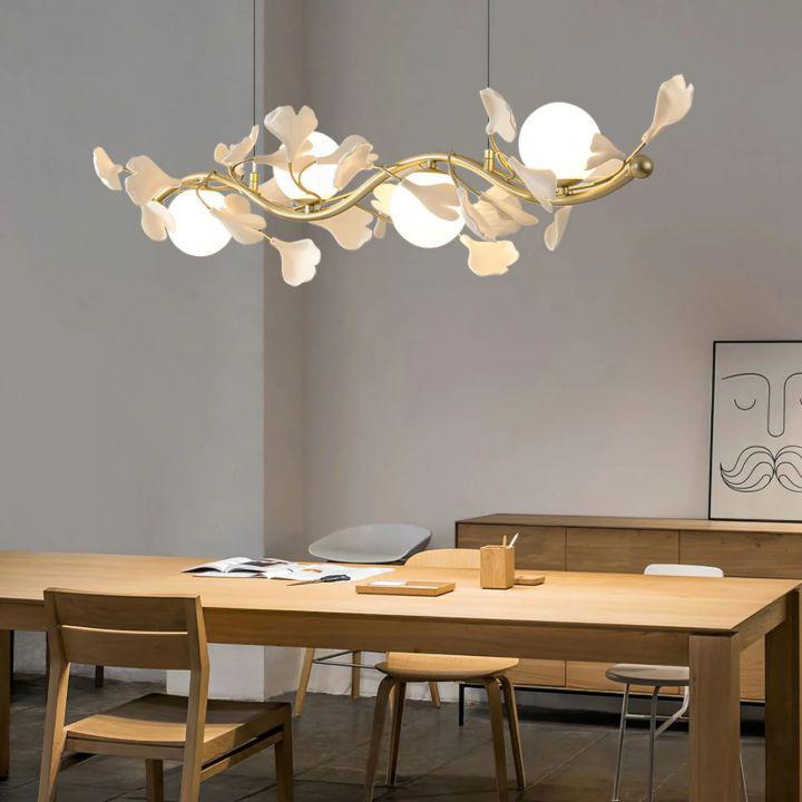 Ginkgo Glass Chandelier - Zelno Lighting