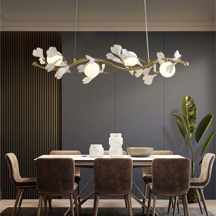 Ginkgo Glass Chandelier - Zelno Lighting
