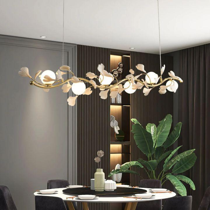 Ginkgo Glass Chandelier - Zelno Lighting