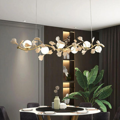 Ginkgo Glass Chandelier - Zelno Lighting