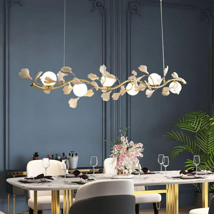 Ginkgo Glass Chandelier - Zelno Lighting