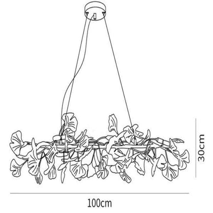 Ginkgo Luxury Chandelier Style E - Zelno Lighting