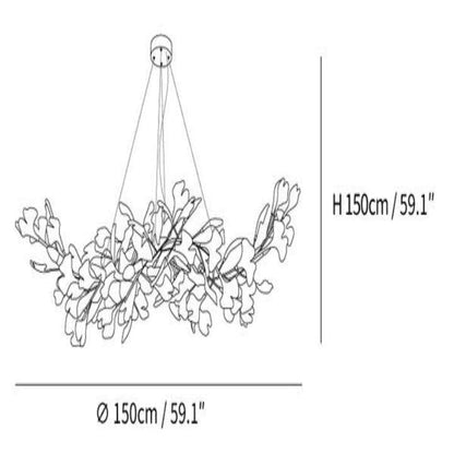 Ginkgo Luxury Chandelier Style F - Zelno Lighting