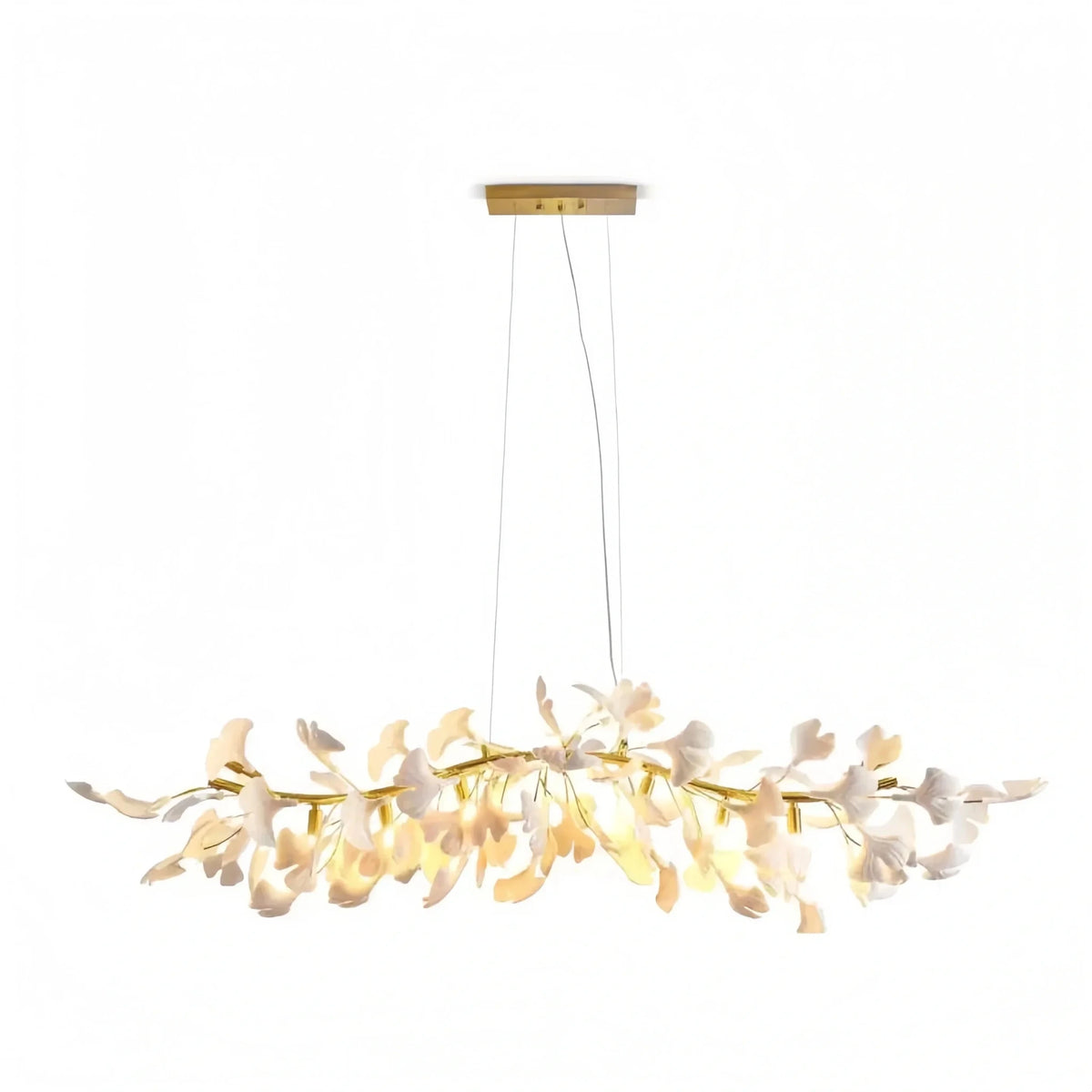 Ginkgo Luxury Linear Chandelier Style C - Zelno Lighting