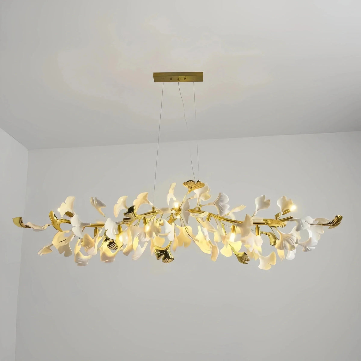 Ginkgo Luxury Linear Chandelier Style C - Zelno Lighting