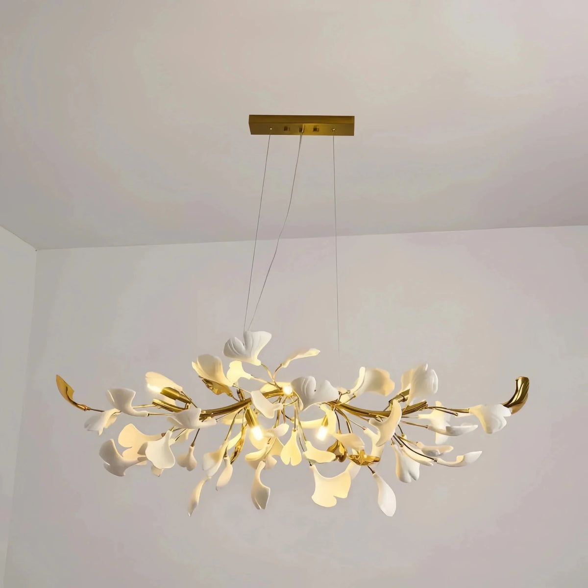 Ginkgo Luxury Linear Chandelier Style C - Zelno Lighting