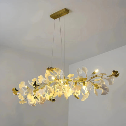 Ginkgo Luxury Linear Chandelier Style C - Zelno Lighting