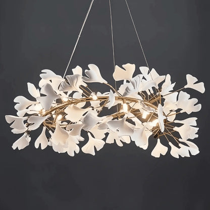 Ginkgo Round Chandelier - Zelno Lighting