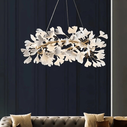 Ginkgo Round Chandelier - Zelno Lighting