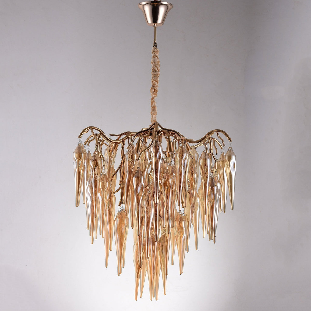 Glacier Organic Branch Round Chandelier - Zelno Lighting