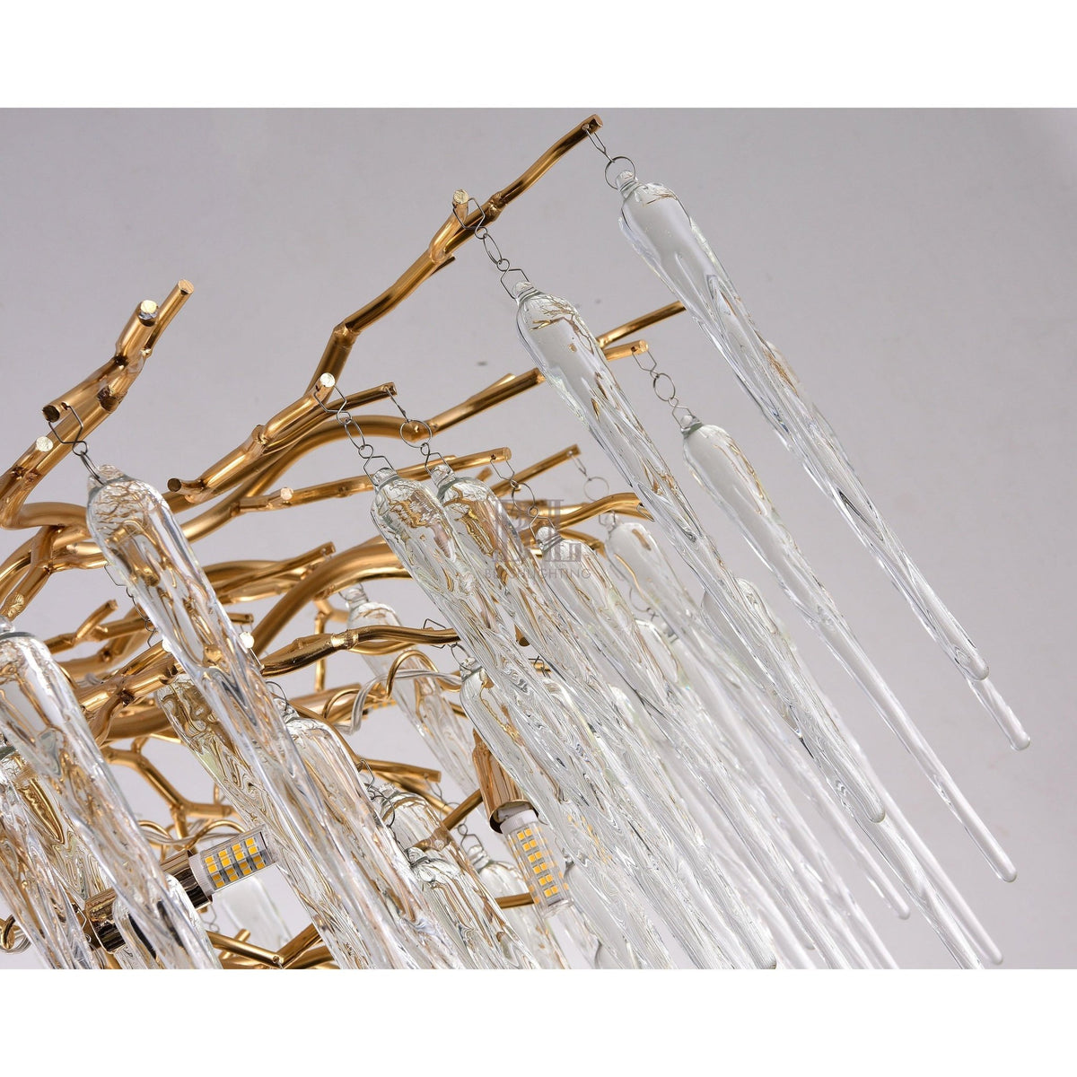 Glacier Organic Branch Round Chandelier - Zelno Lighting