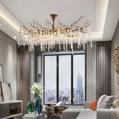 Glamour Dripstone Chandelier - Zelno Lighting