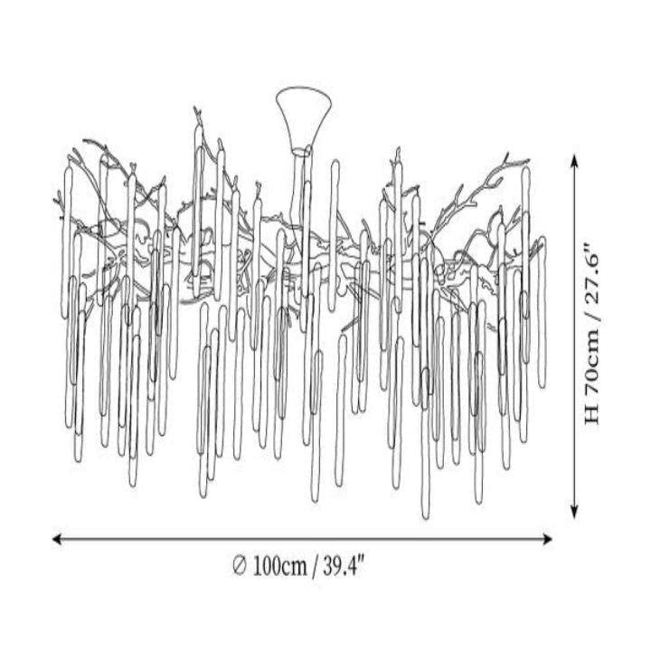 Glamour Dripstone Chandelier - Zelno Lighting
