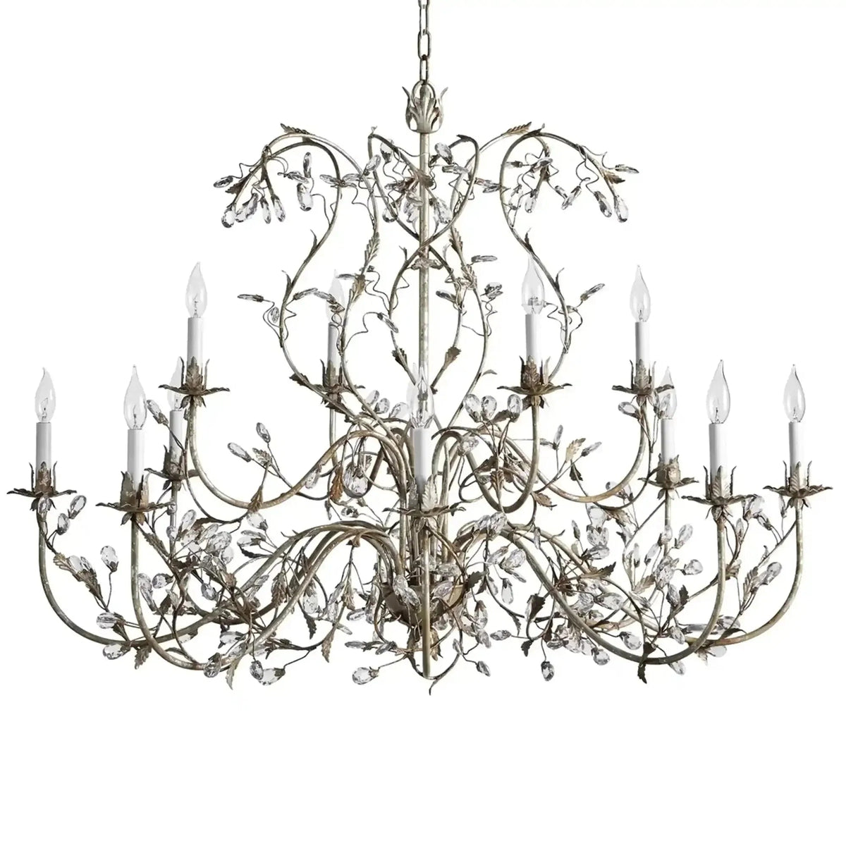 Gothic Claudette 12-Light Round Chandelier - Zelno Lighting