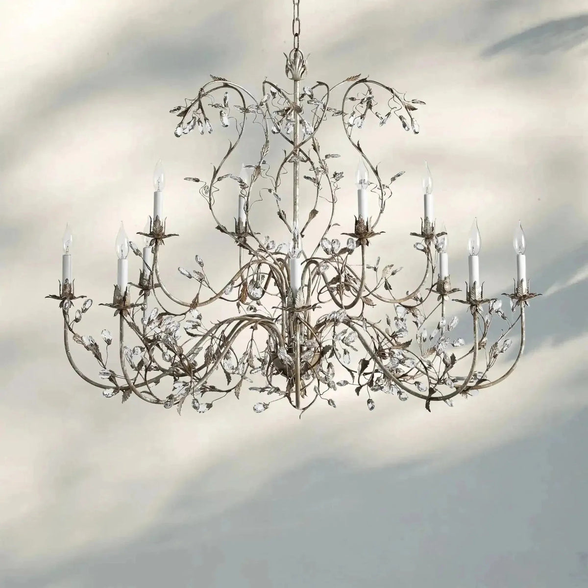 Gothic Claudette 12-Light Round Chandelier - Zelno Lighting