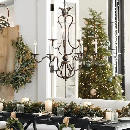 Grand 12 Light Chandelier - Zelno Lighting
