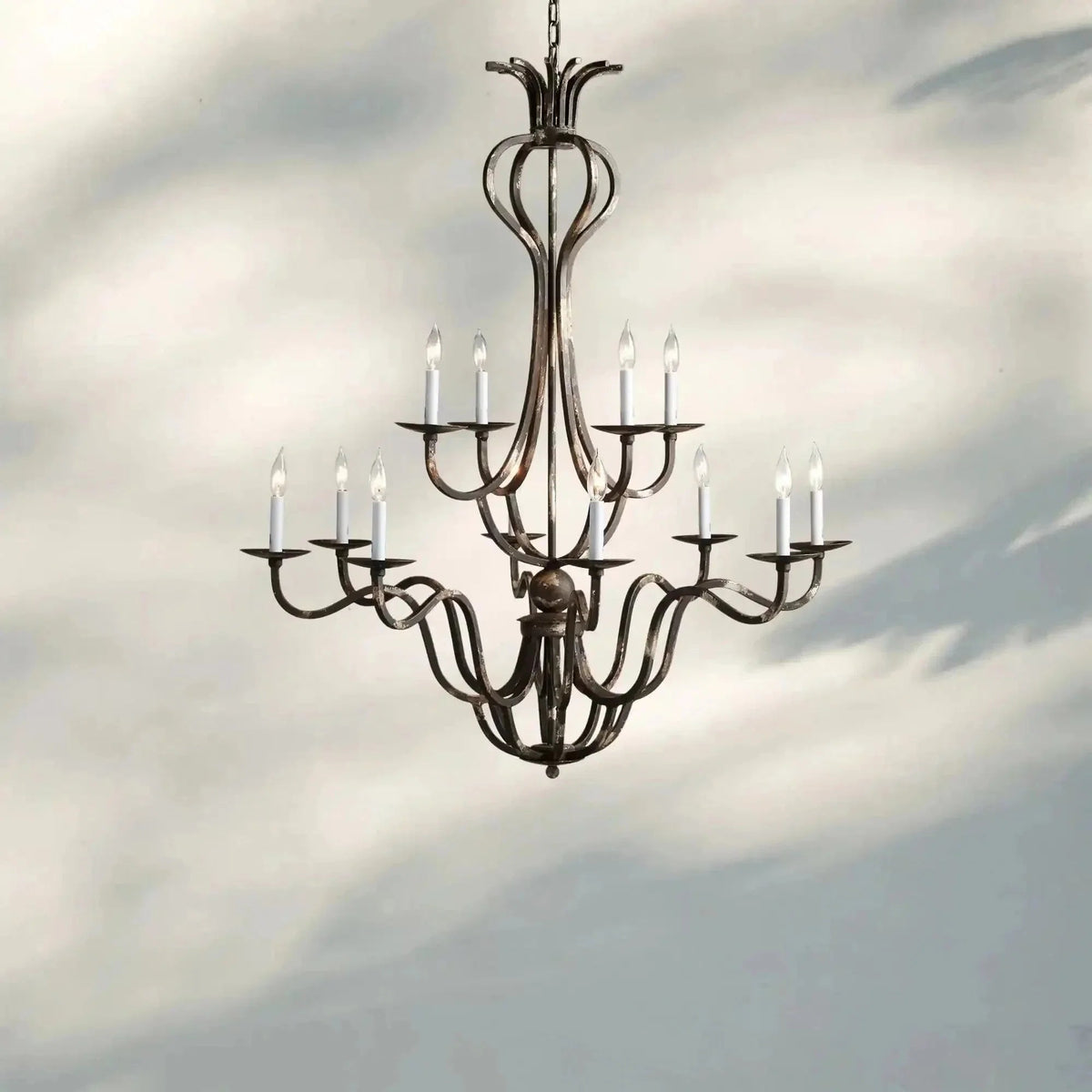 Grand 12 Light Chandelier - Zelno Lighting