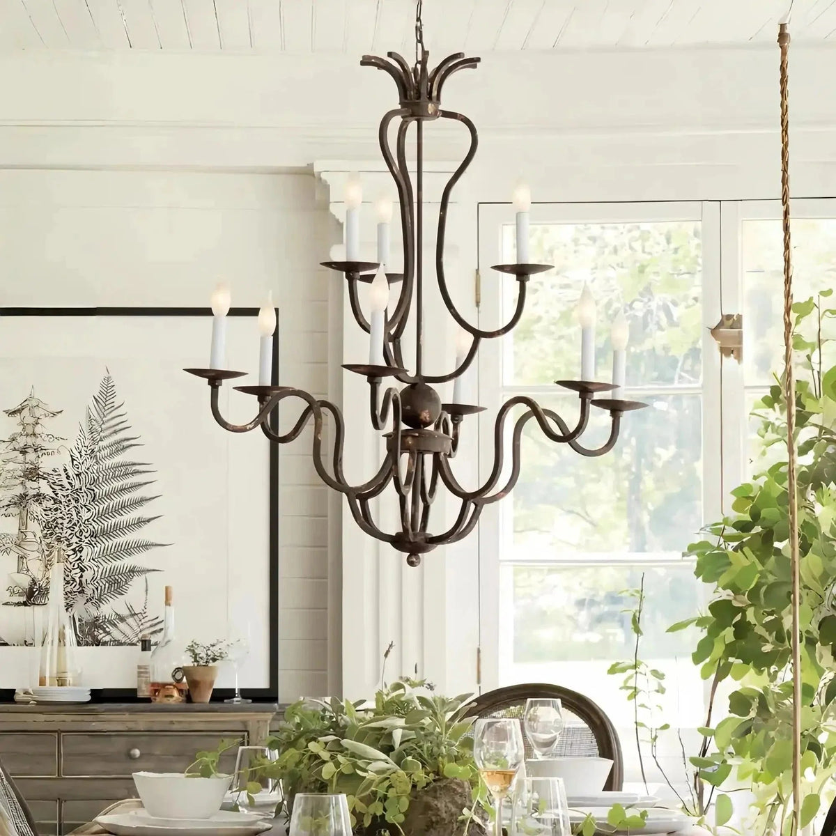 Grand 12 Light Chandelier - Zelno Lighting