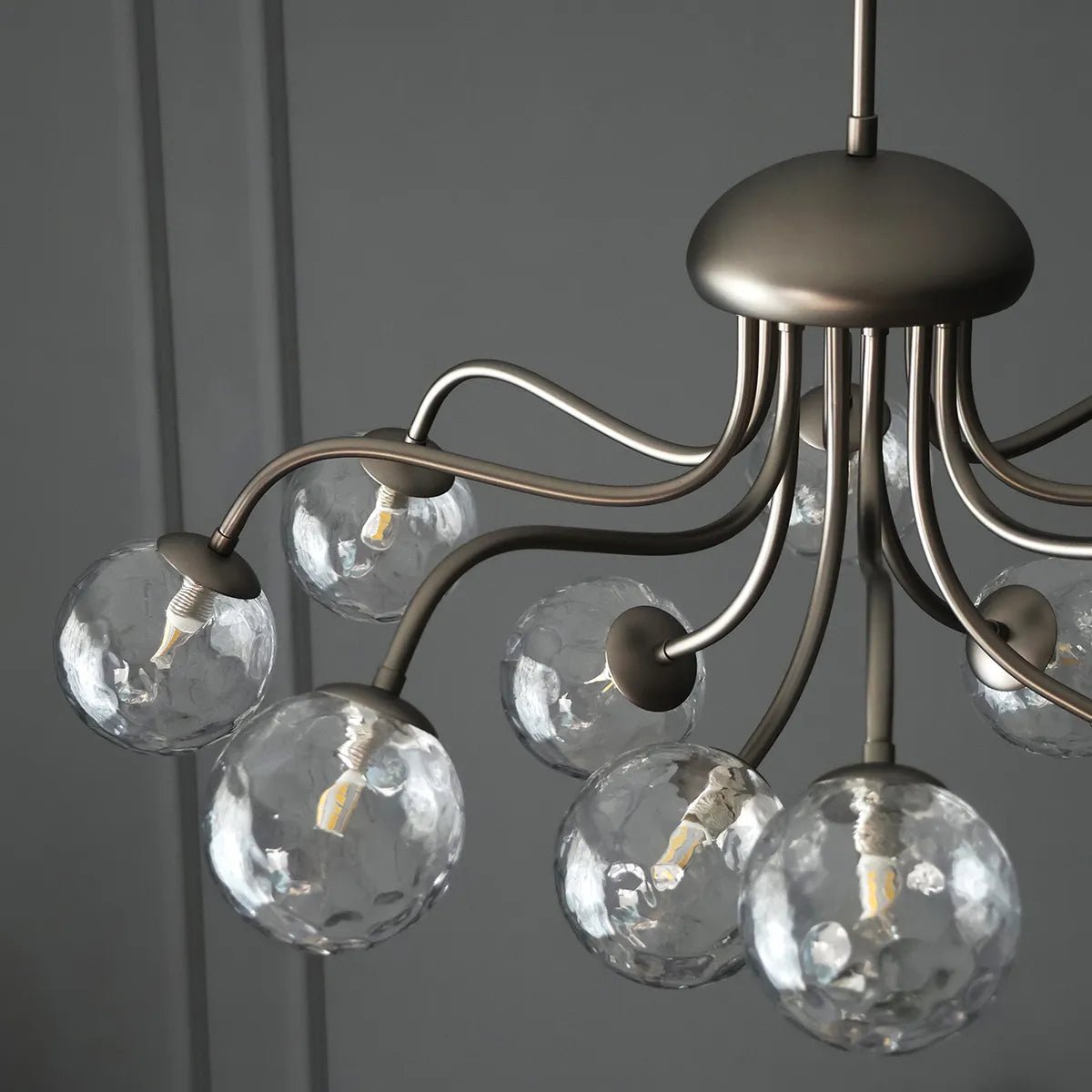 Gun Black Sputnik Chandelier - Zelno