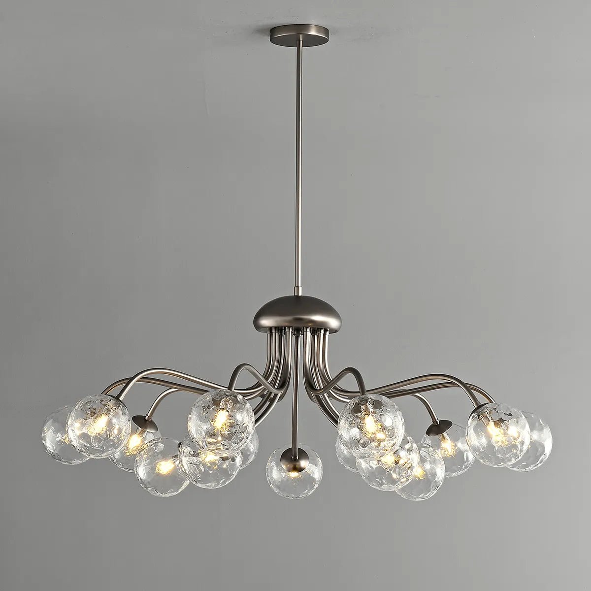 Gun Black Sputnik Chandelier - Zelno