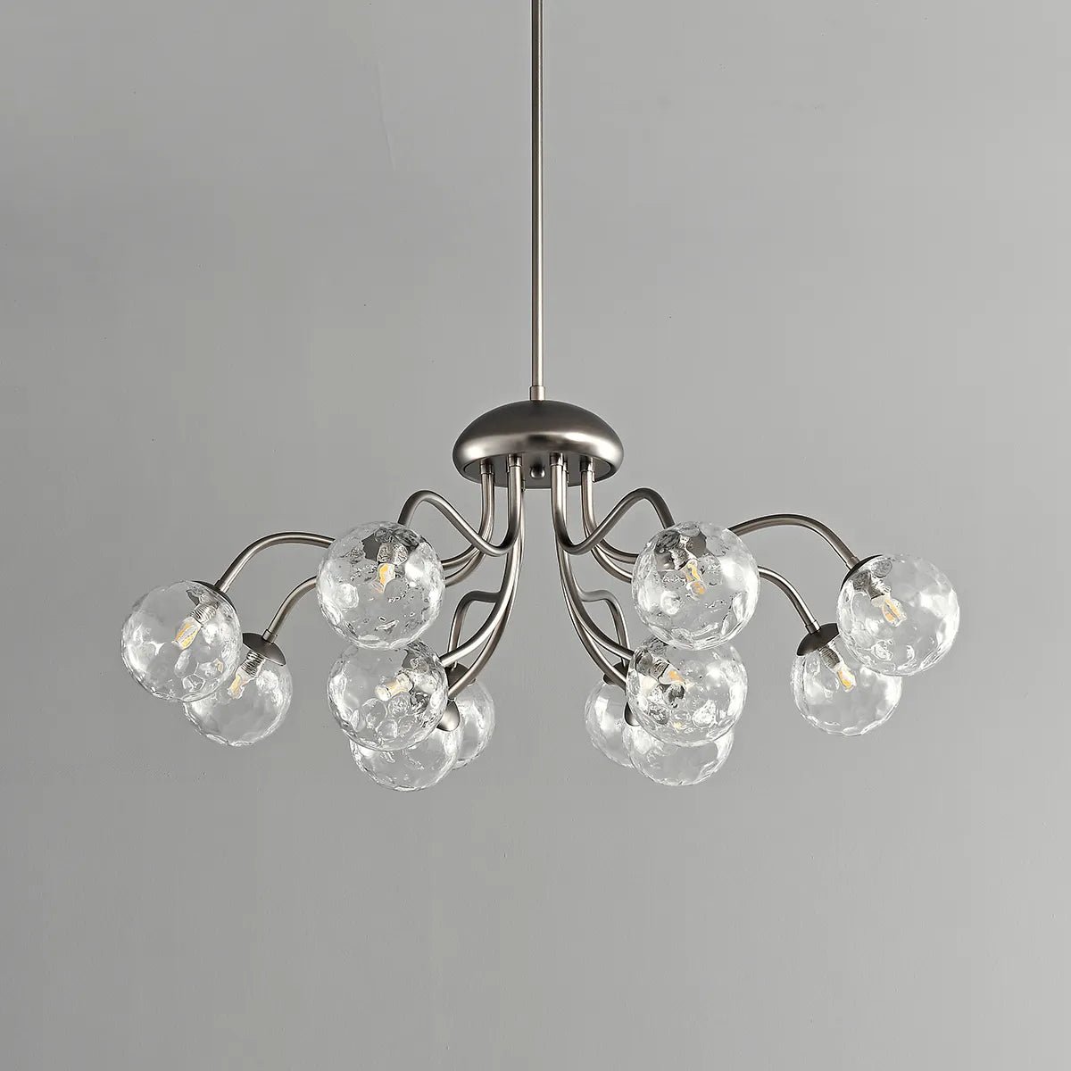 Gun Black Sputnik Chandelier - Zelno