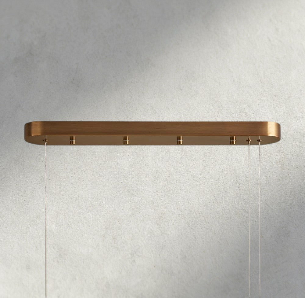 Halima Linear Alabaster Chandelier - Zelno