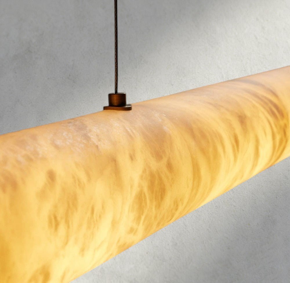 Halima Linear Alabaster Chandelier - Zelno